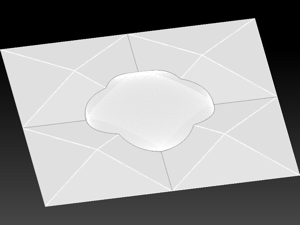 3D WALLPANEL 600MM x 600MM 3D model_14