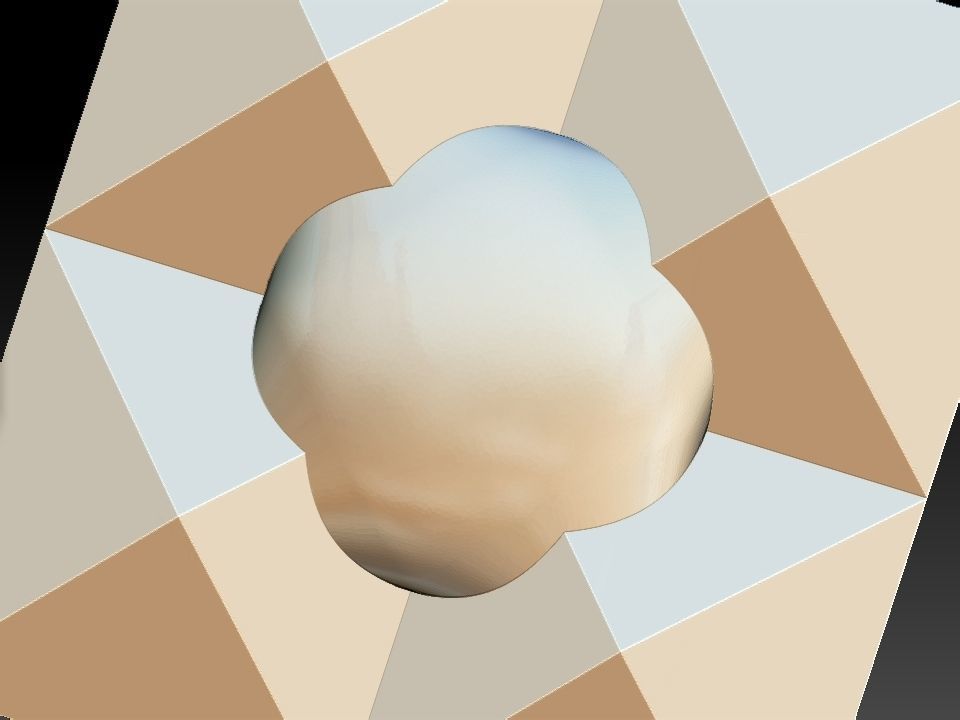 3D WALLPANEL 600MM x 600MM 3D model_12