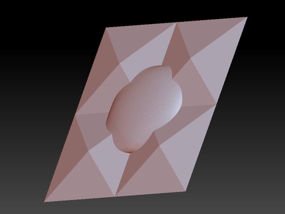 3D WALLPANEL 600MM x 600MM 3D model_8