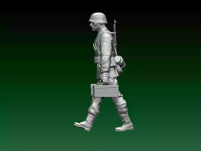 Soldier German 3D print model