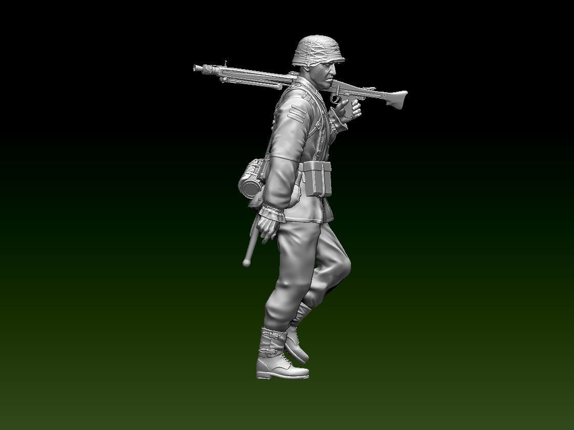 German soldier 3D print model_6