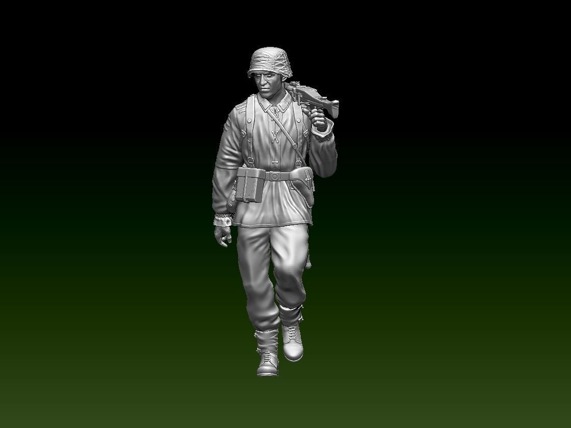 German soldier 3D print model_5
