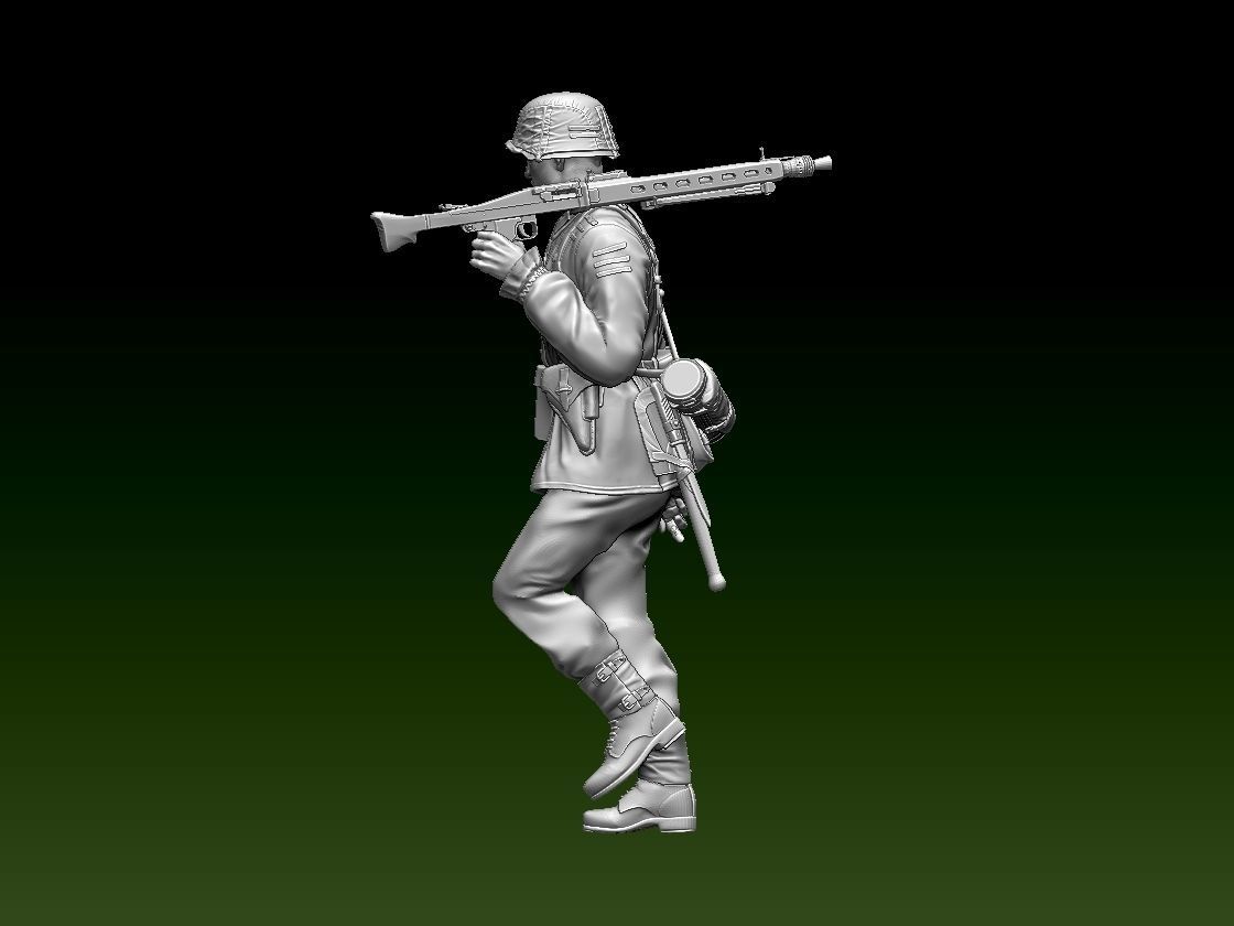 German soldier 3D print model_8