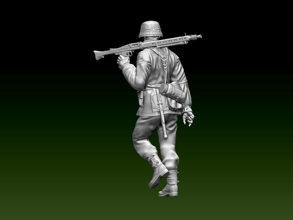 German soldier 3D print model_2