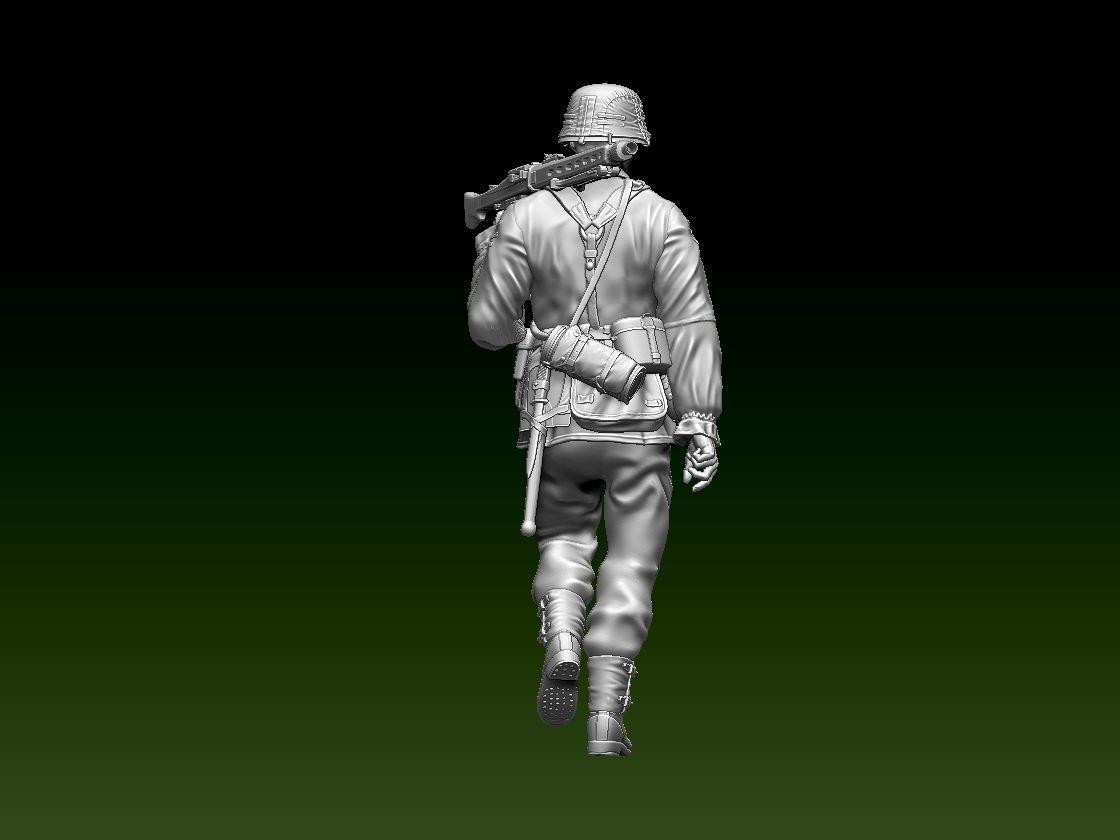 German soldier 3D print model_7