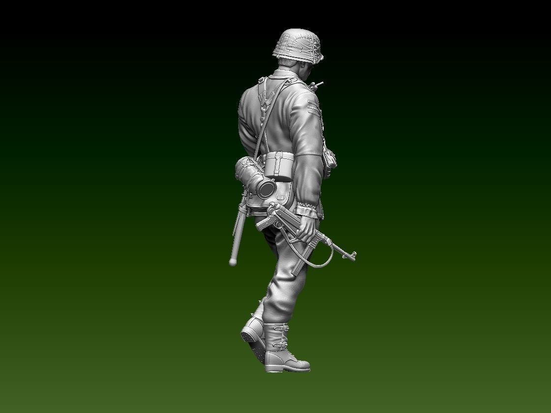 German soldier 3D print model_6