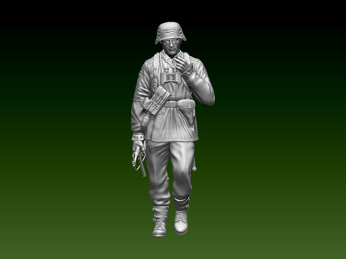 German soldier 3D print model_9