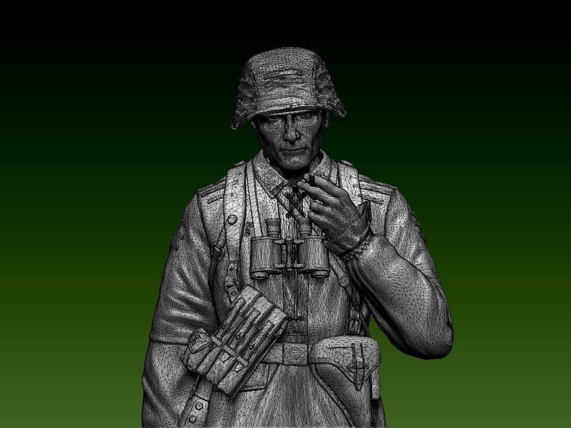 German soldier 3D print model_11
