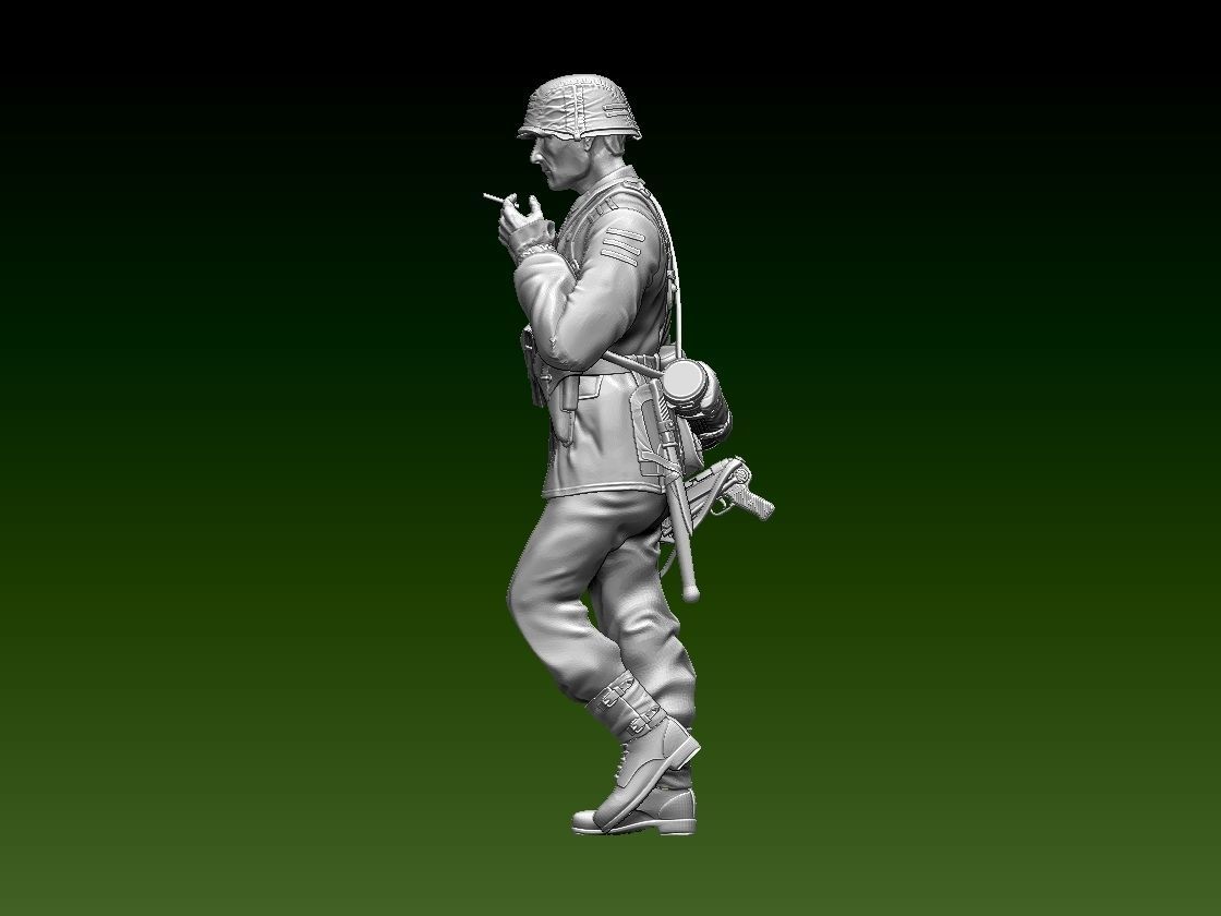 German soldier 3D print model_5