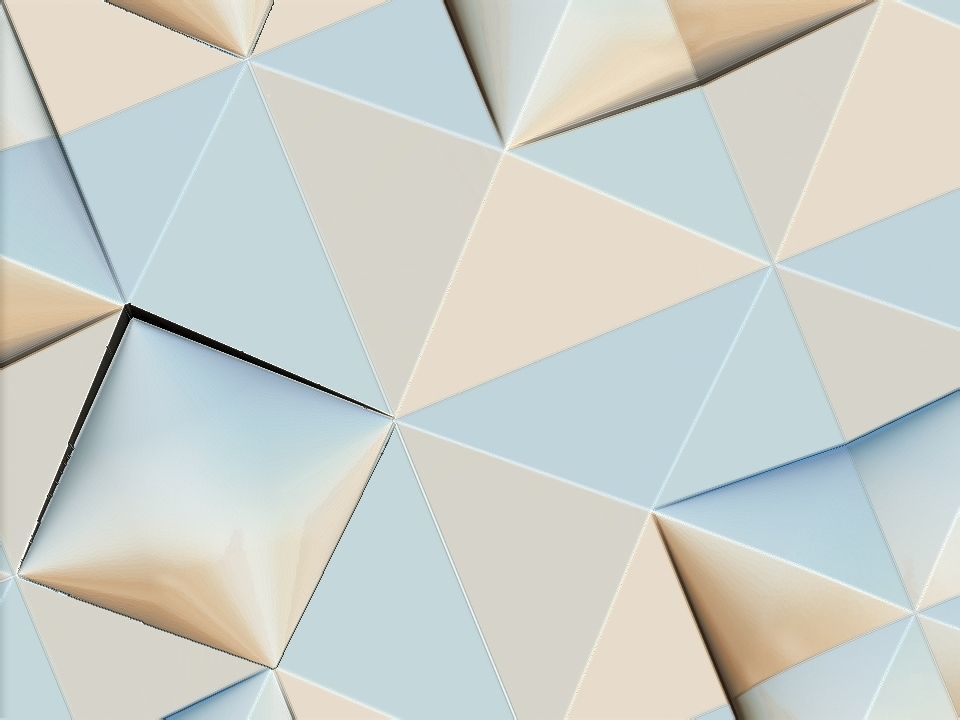 3D WALLPANEL triangular pattern 3D model_12
