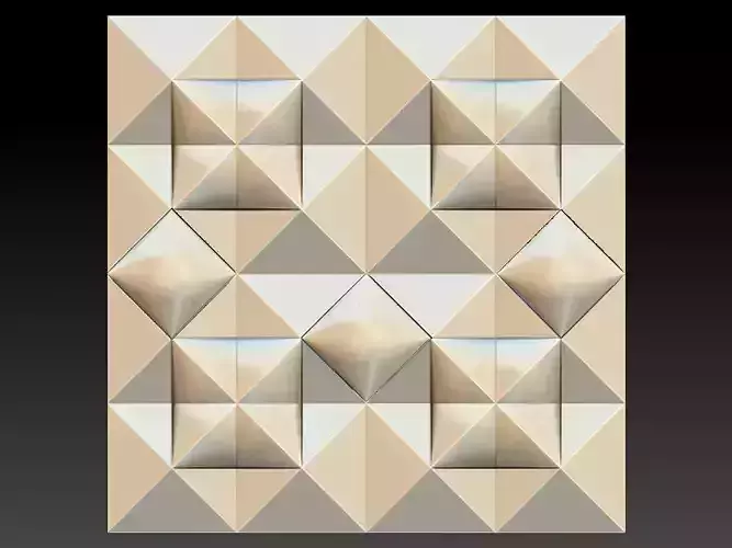 3D WALLPANEL triangular pattern