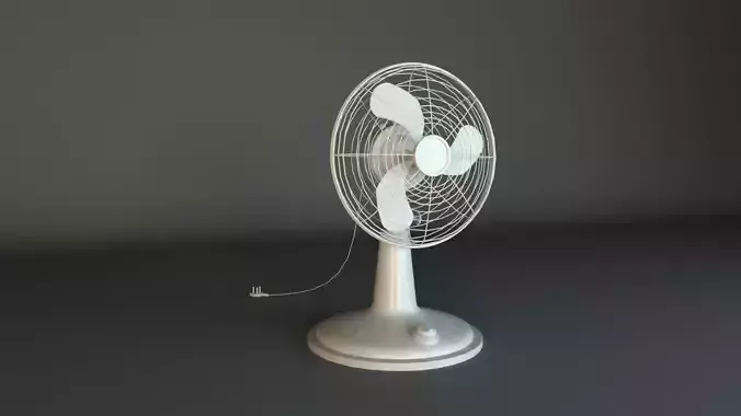 Retro Fan 3d Model