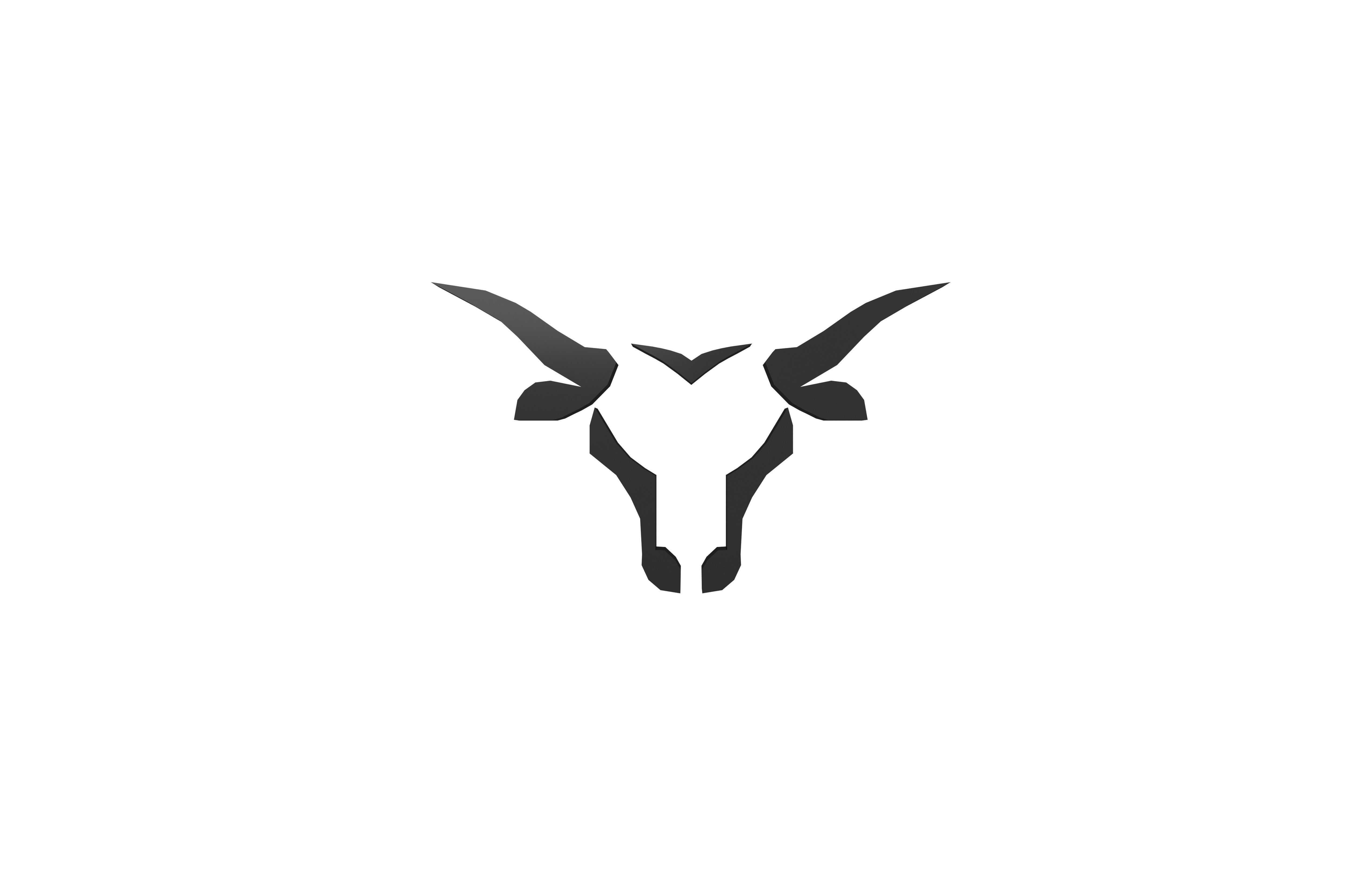 Bull Emblem v2 006 Low-poly 3D model_1