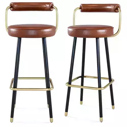 ToposWorkshop Block Bar Stool