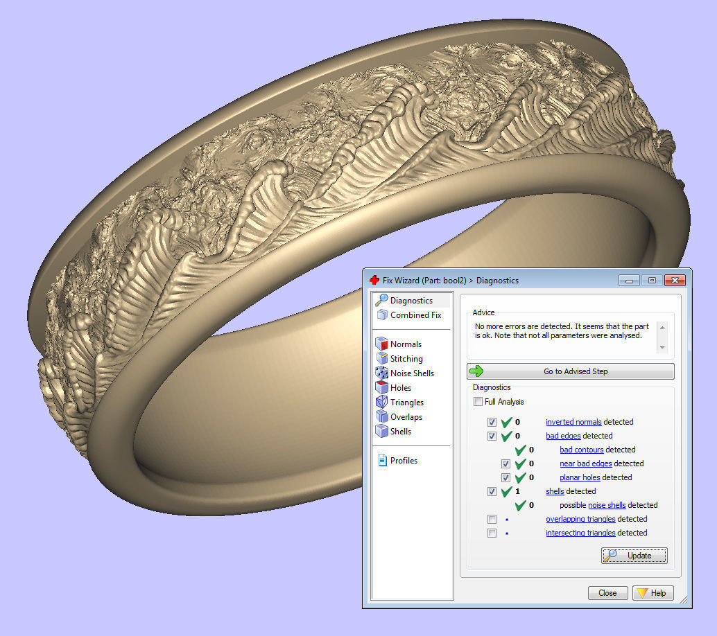 Ring Heavy Storm 3D print model_2