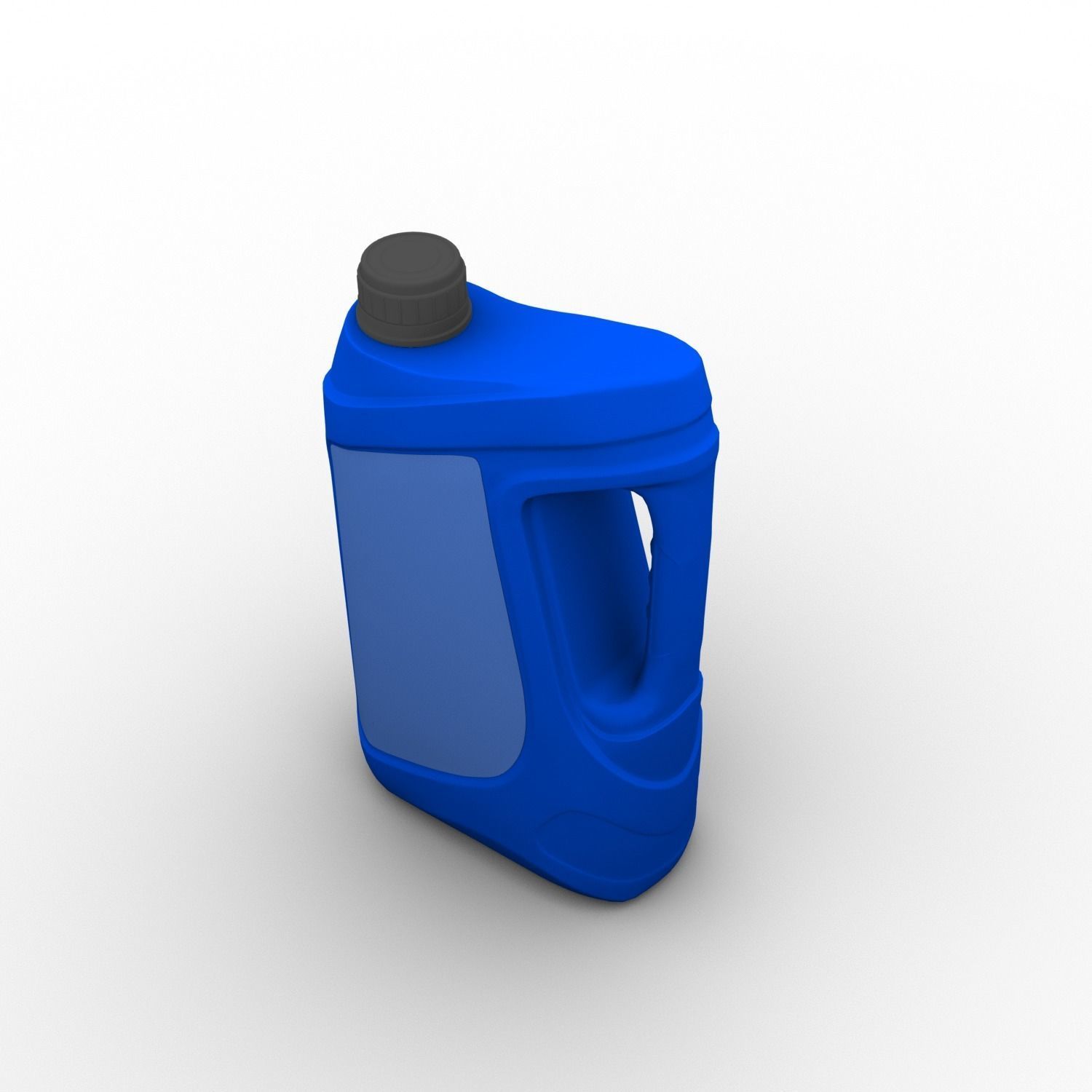 Oil Engine Bottle Low-poly 3D model_4