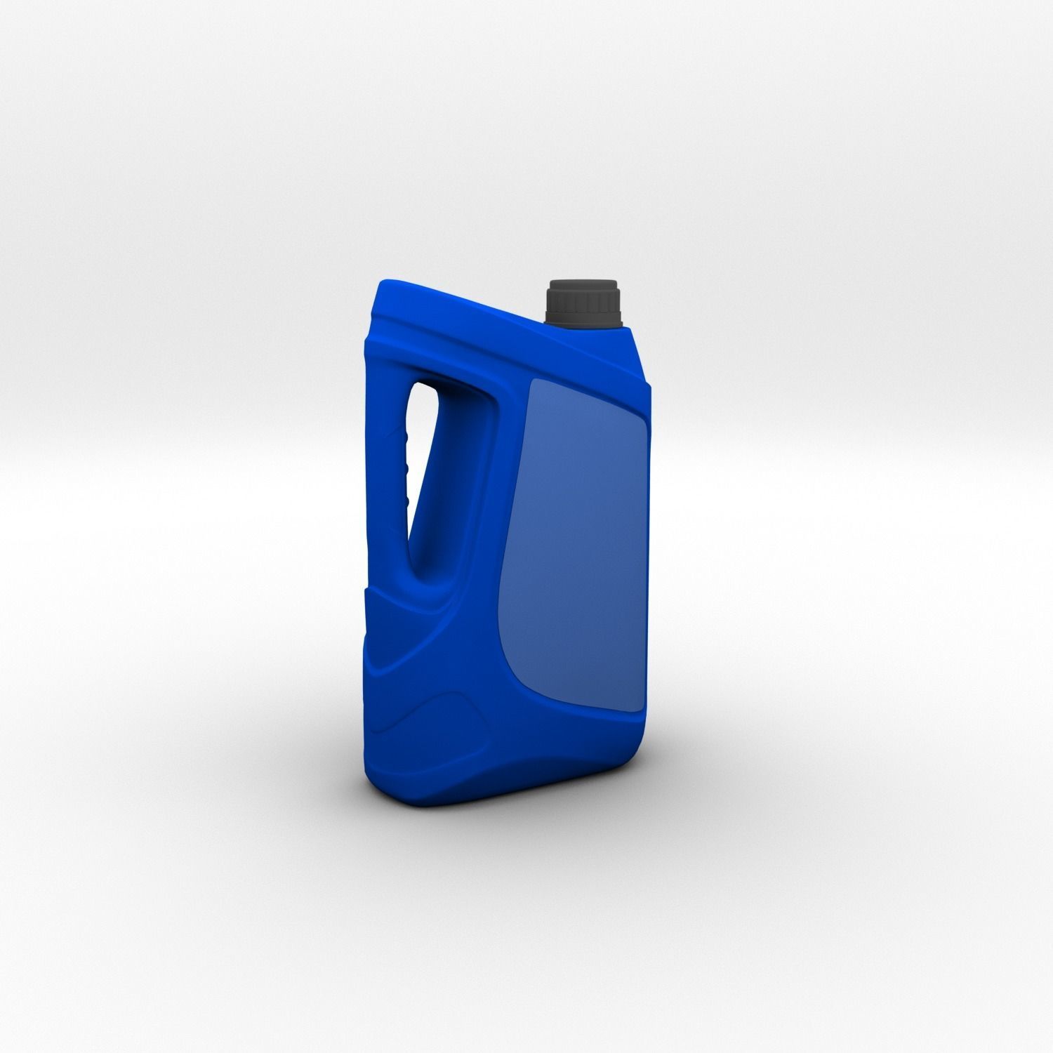 Oil Engine Bottle Low-poly 3D model_3
