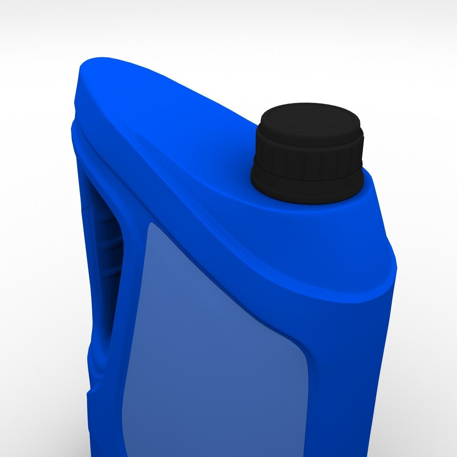 Oil Engine Bottle Low-poly 3D model_2