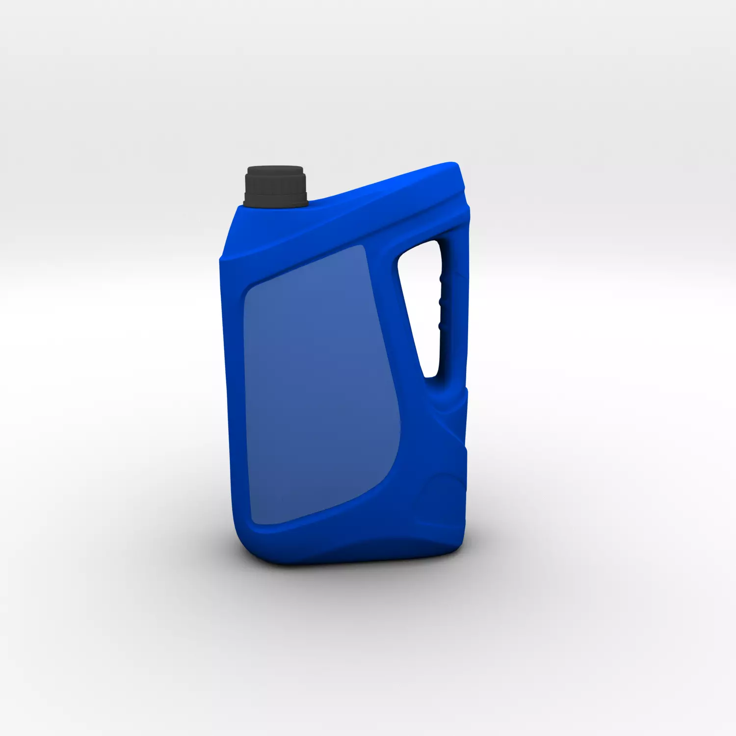 Oil Engine Bottle Low-poly 3D model_0