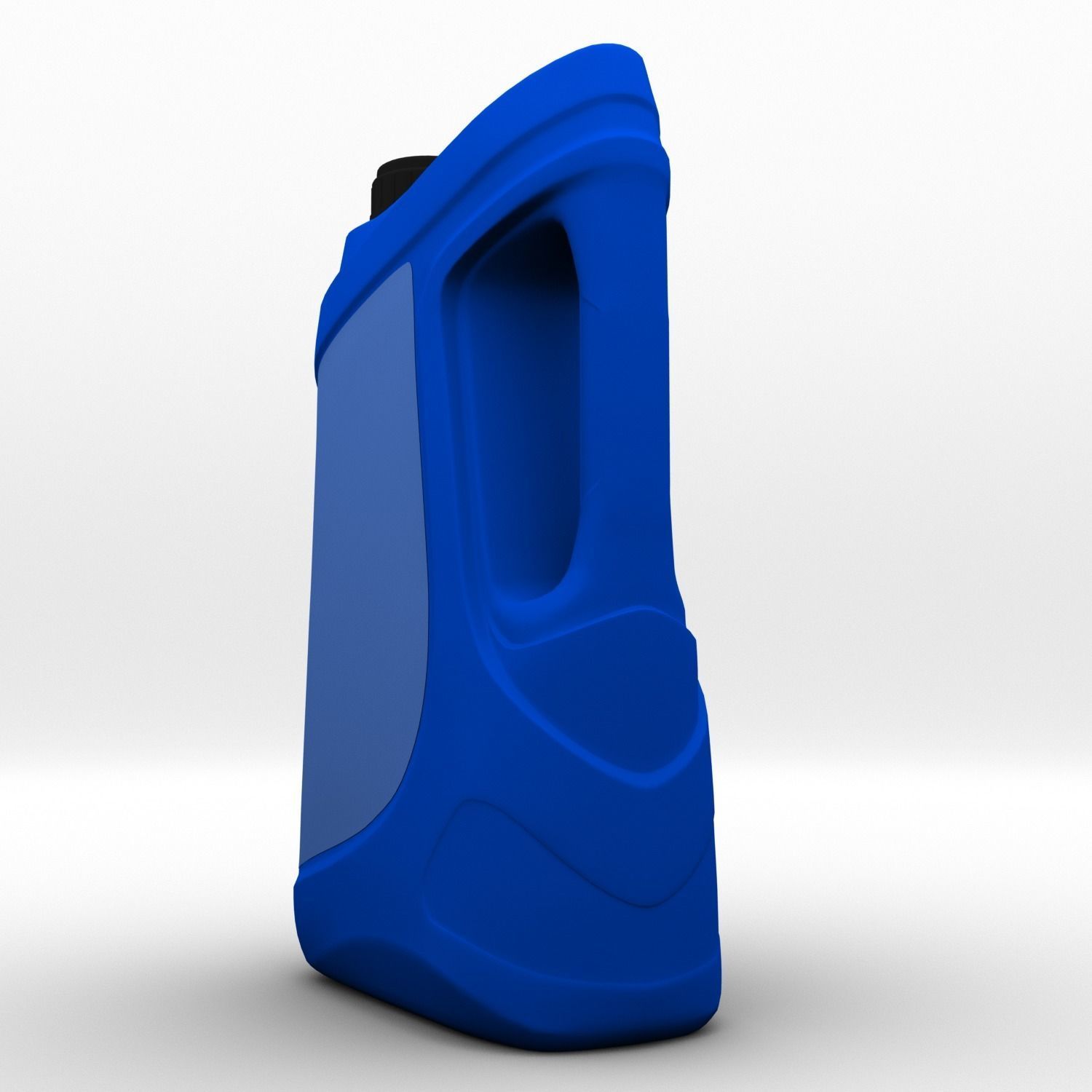 Oil Engine Bottle Low-poly 3D model_1