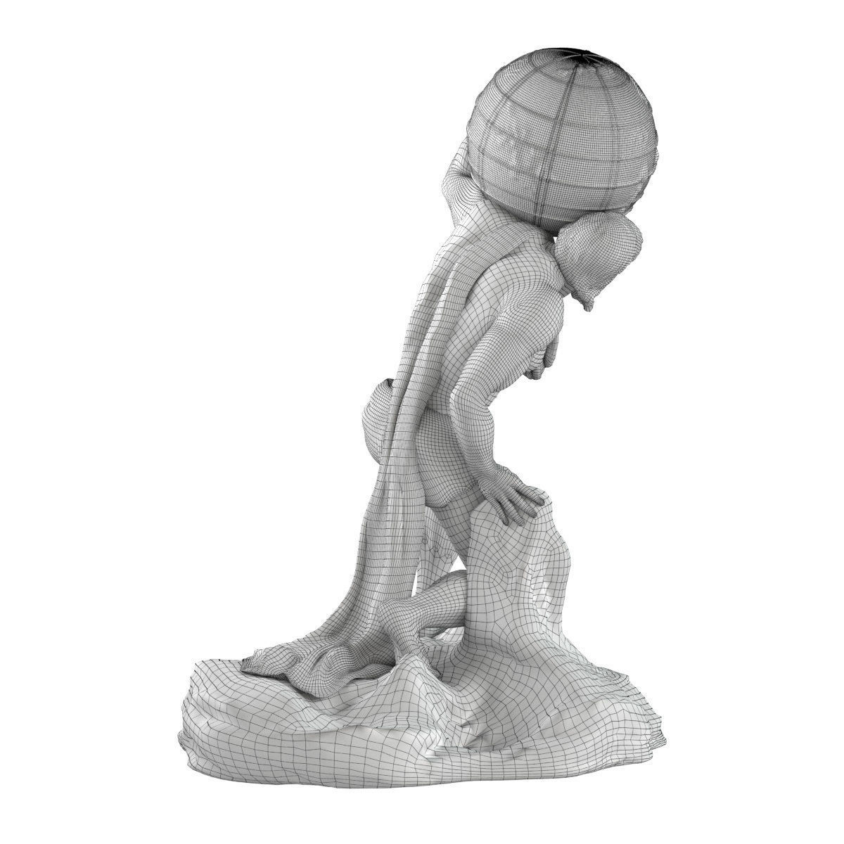 Atlant Sculpture 3D model_20