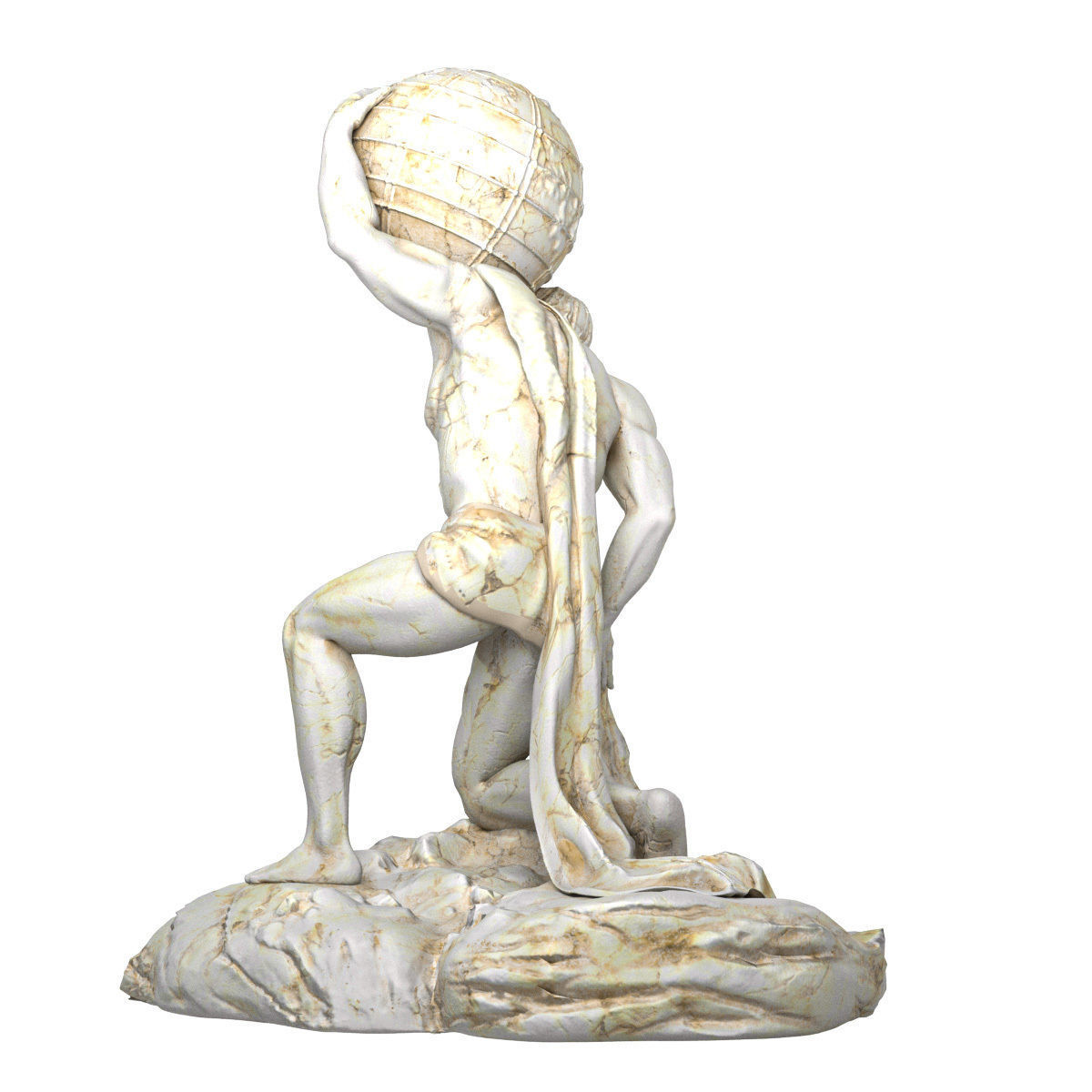 Atlant Sculpture 3D model_8