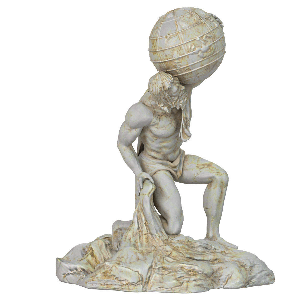 Atlant Sculpture 3D model_15