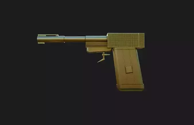 Golden Weapon Gold Pistol