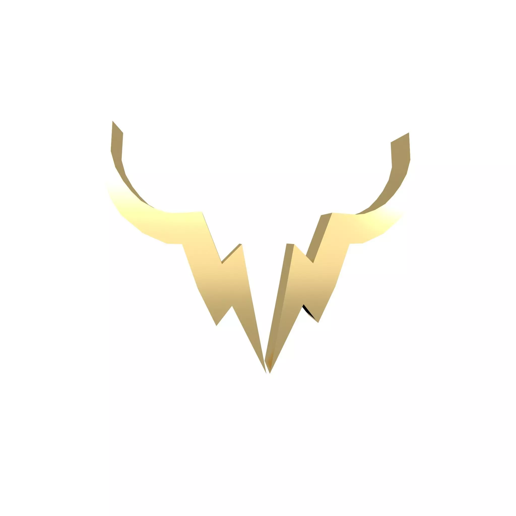 Bull Emblem v5 007 Low-poly 3D model_0