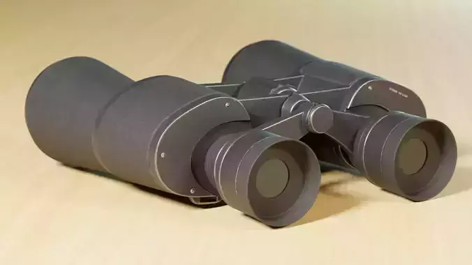 Binocular 3D model Binocular 3D model