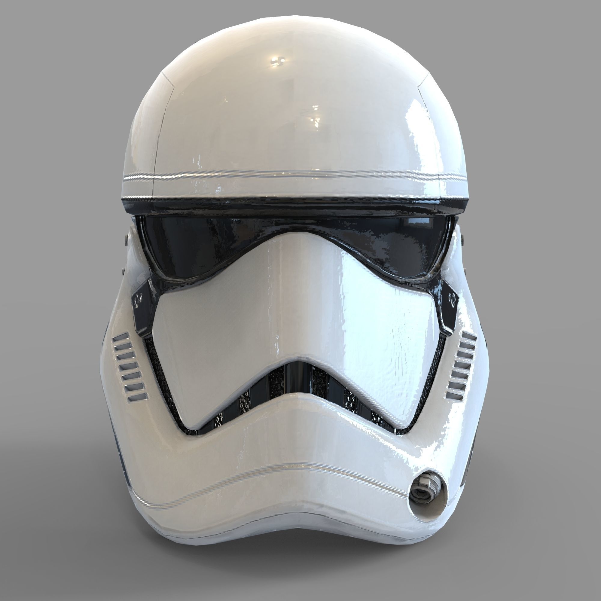 Star Wars First Order Stromtrooper Wearable Helmet 3D print model_12