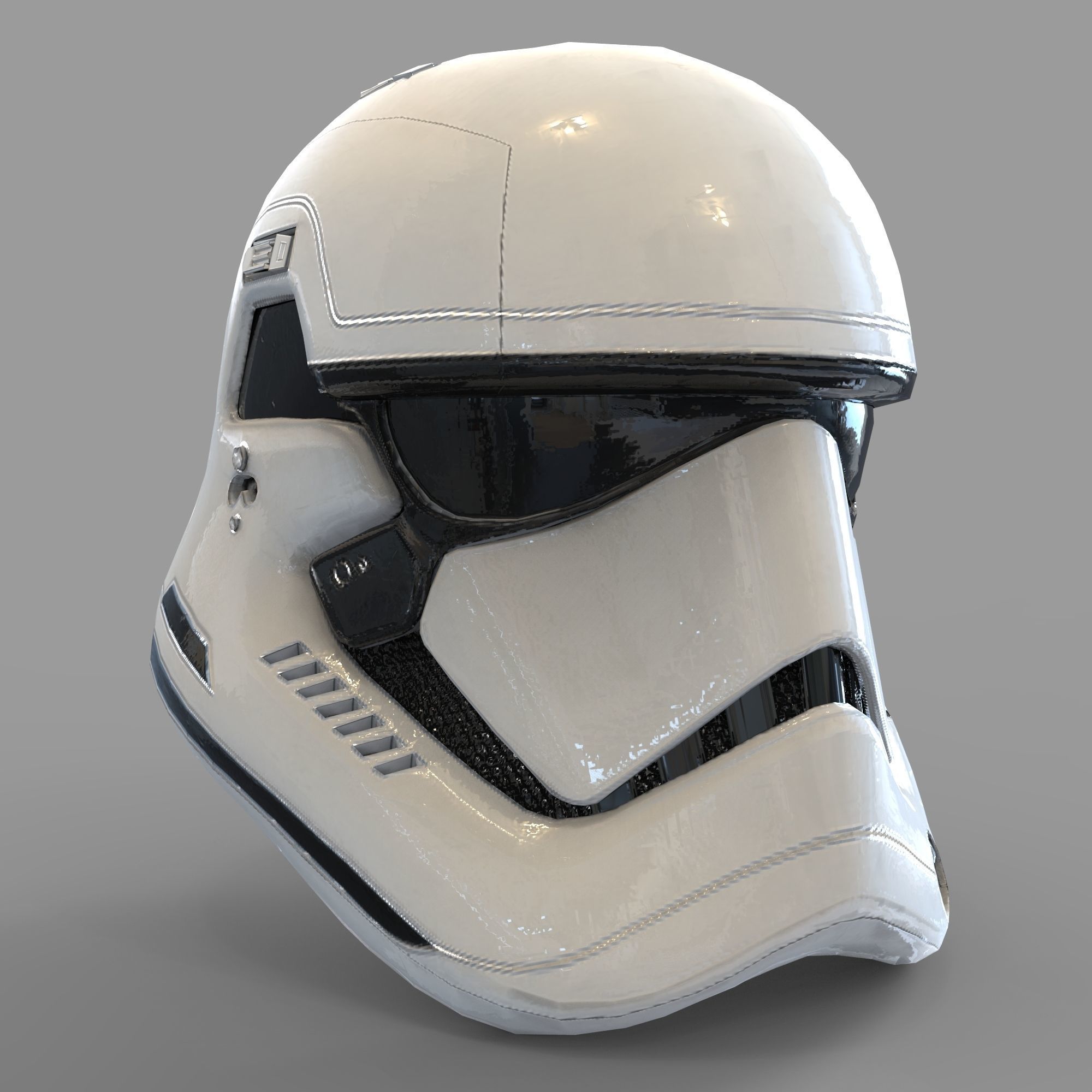 Star Wars First Order Stromtrooper Wearable Helmet 3D print model_85