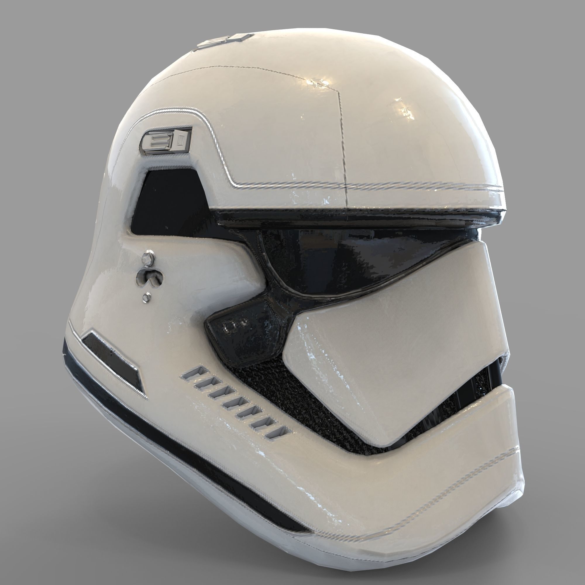 Star Wars First Order Stromtrooper Wearable Helmet 3D print model_8