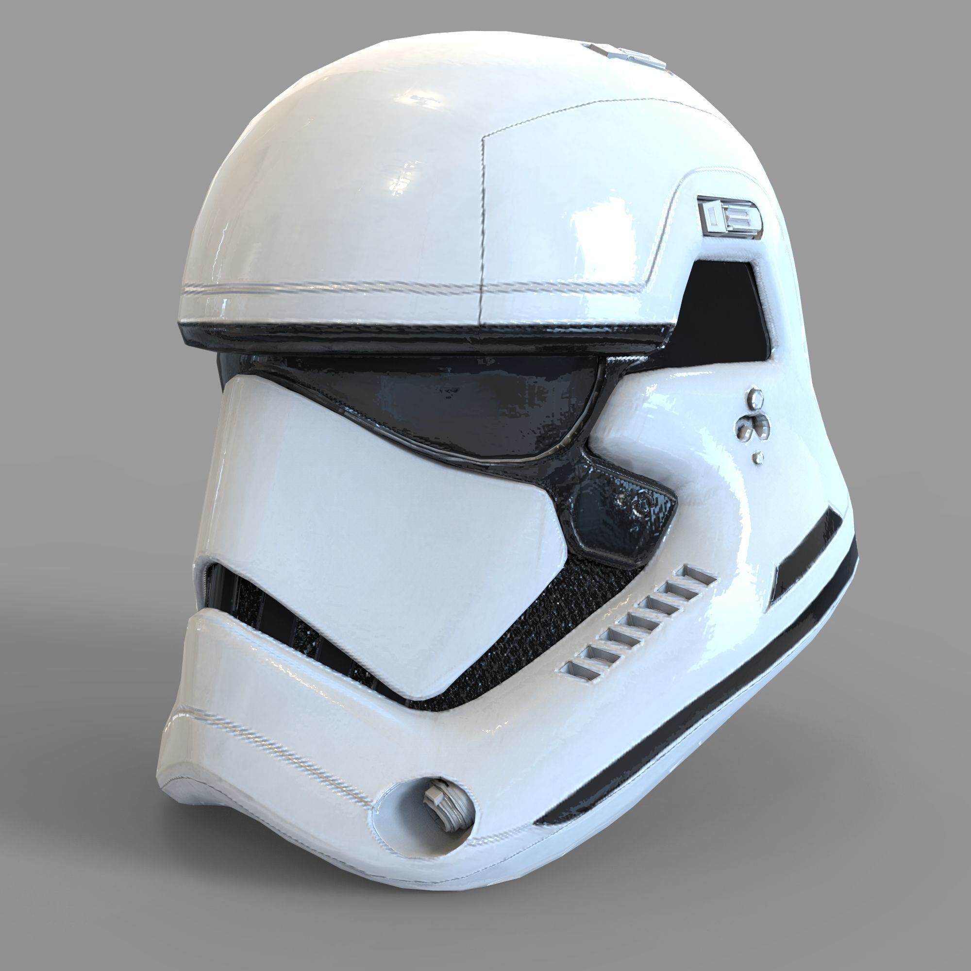 Star Wars First Order Stromtrooper Wearable Helmet 3D print model_31