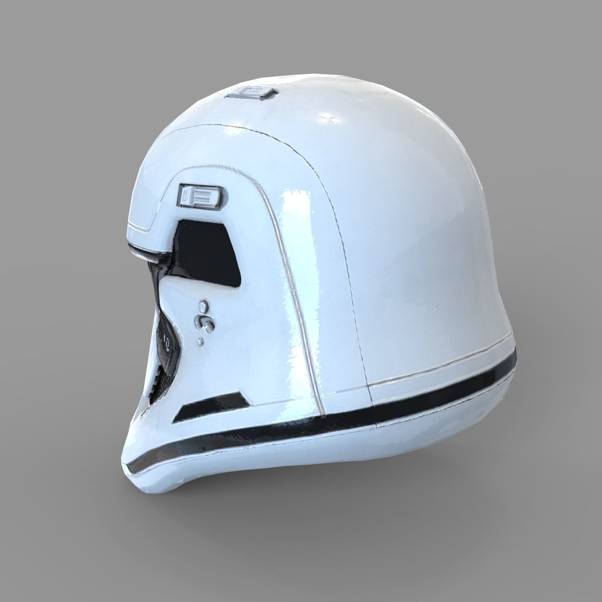 Star Wars First Order Stromtrooper Wearable Helmet 3D print model_96