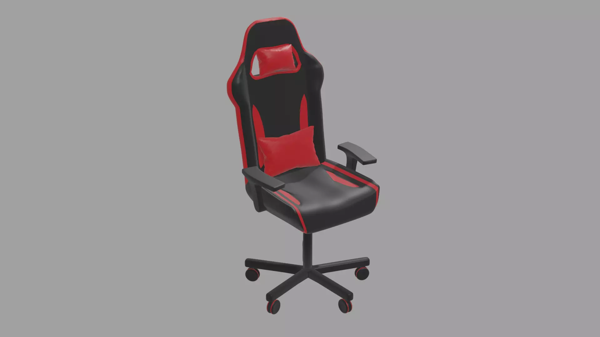 Gaming Chair Low-poly 3D model