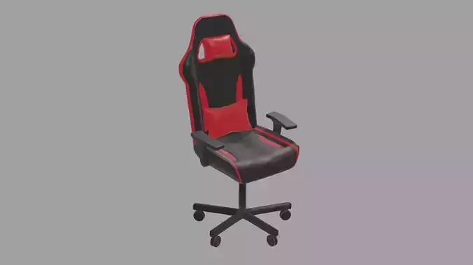 Gaming Chair Low-poly 3D model