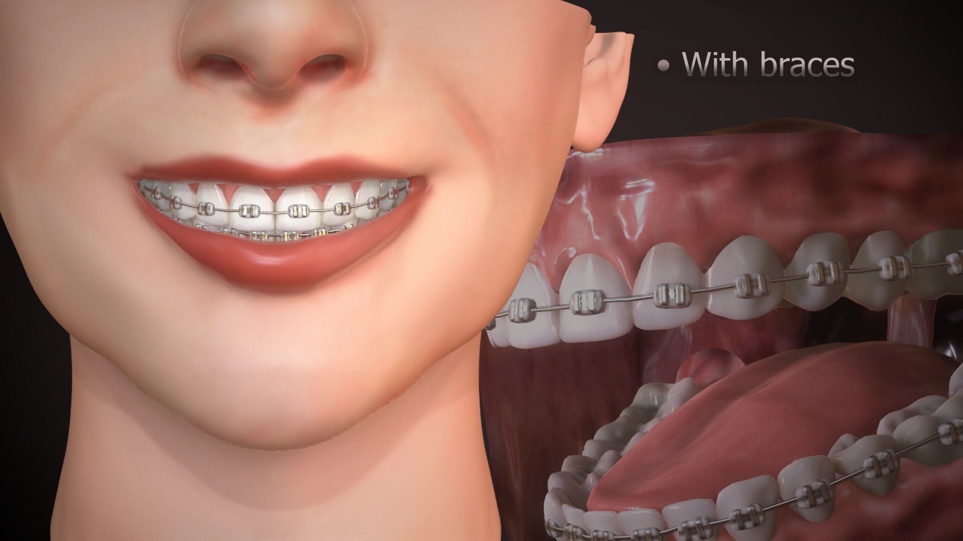 Great Teeth Collection - Mouth for character Low-poly 3D model_11