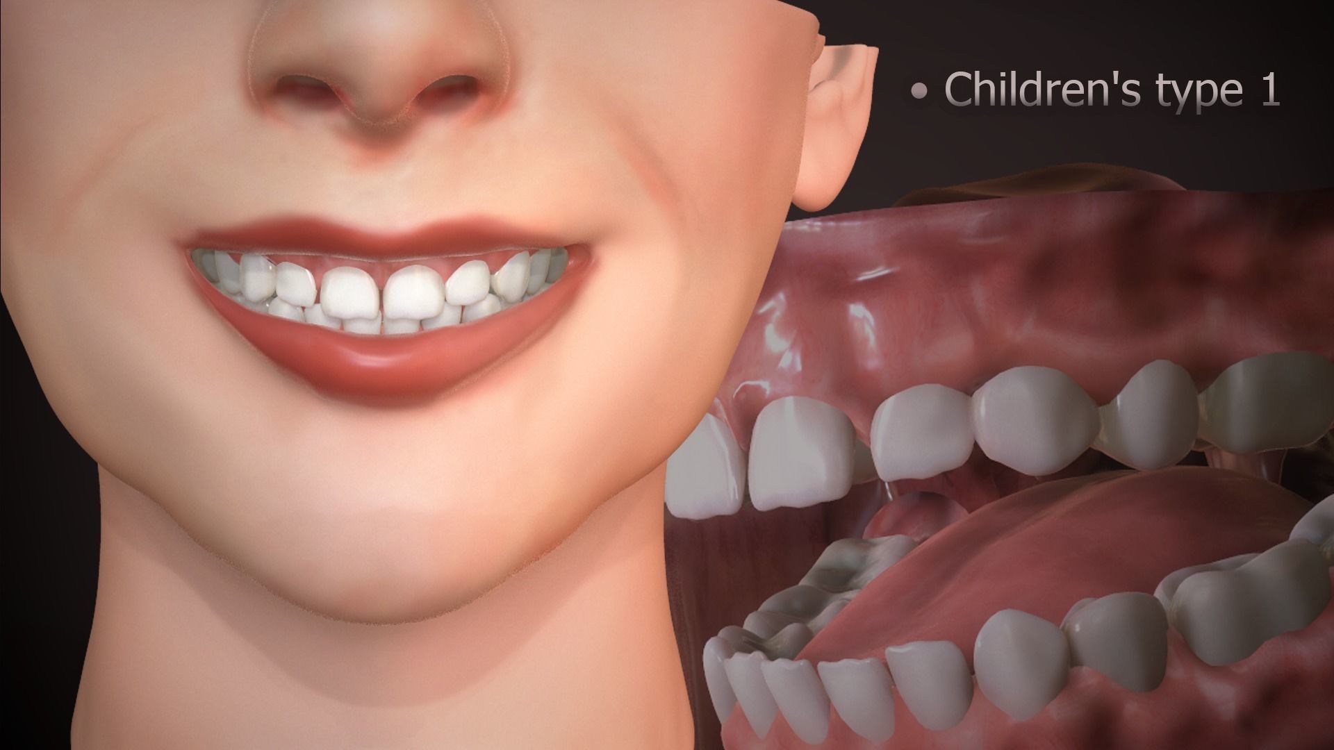 Great Teeth Collection - Mouth for character Low-poly 3D model_15