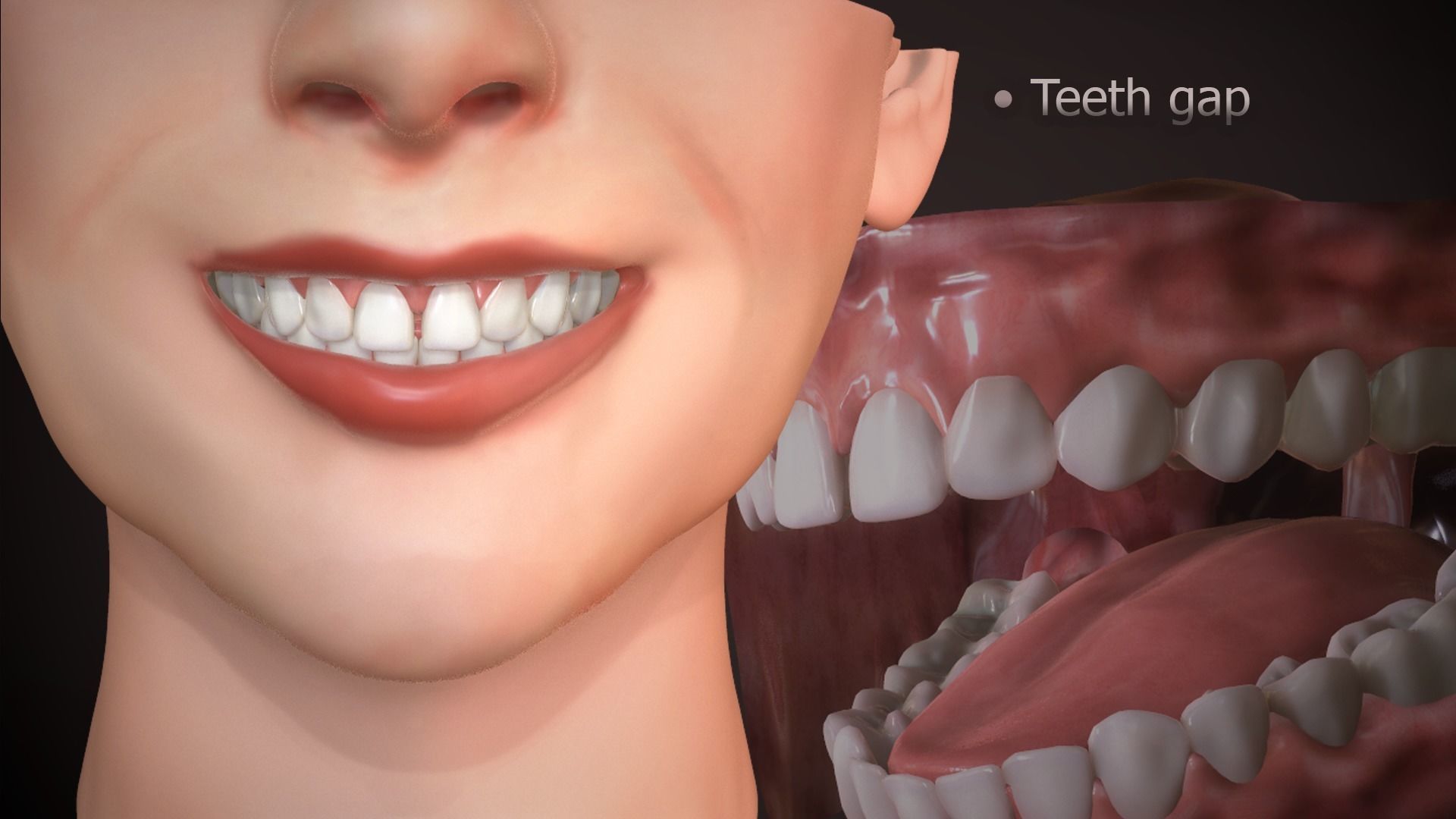 Great Teeth Collection - Mouth for character Low-poly 3D model_24