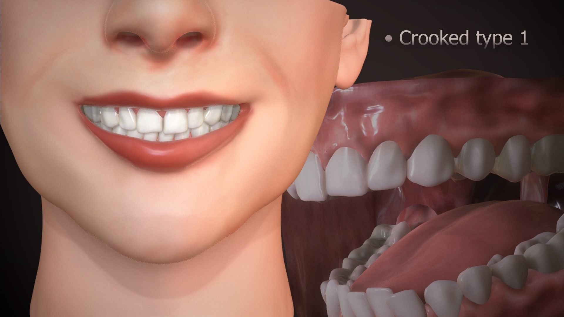 Great Teeth Collection - Mouth for character Low-poly 3D model_19