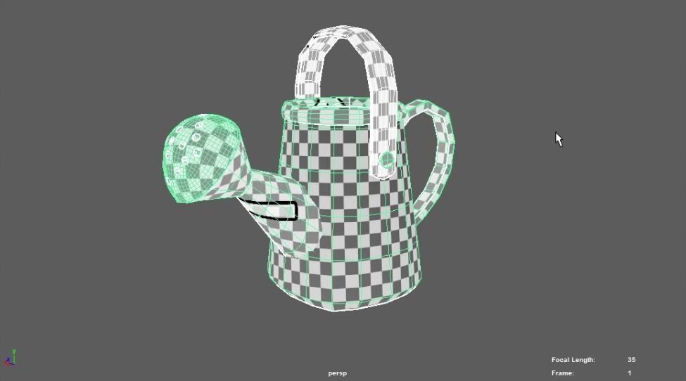 Watering Can 3D model_3