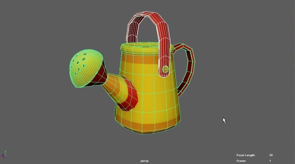 Watering Can 3D model_2