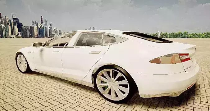 3d Twinmotion Car model- Tesla S 3D model