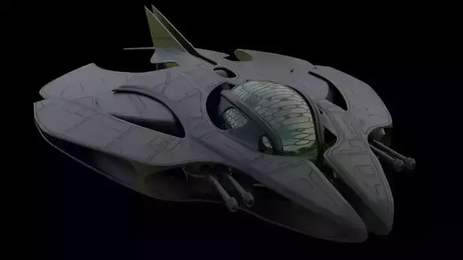  Alien spaceship 3D model