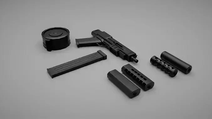 High quality non-branded semi-automatic gun kit