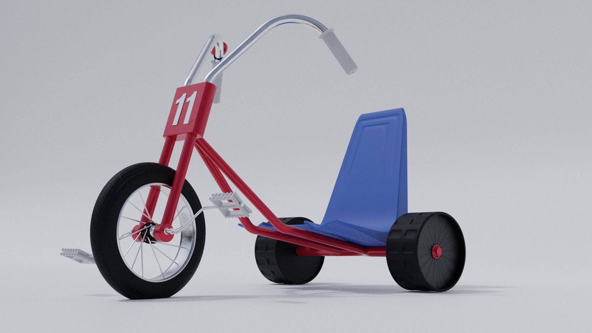 the shining tricycle 3D model_1