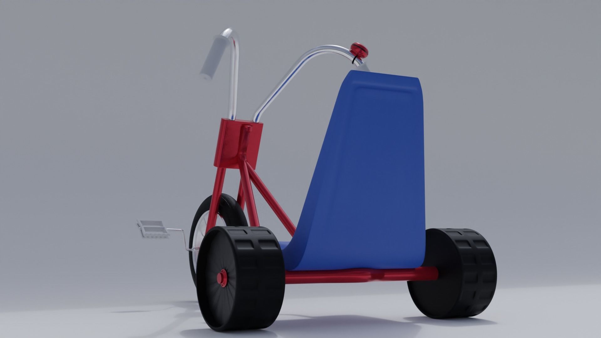 the shining tricycle 3D model_2
