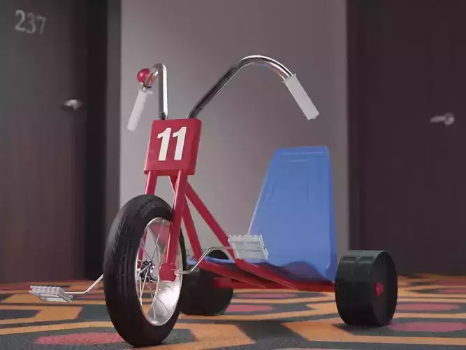 the shining tricycle 3D model