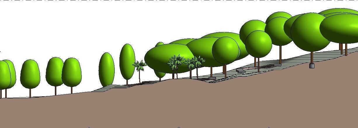 Fully Customizable Revit 2020 Tree Family 3D model_20